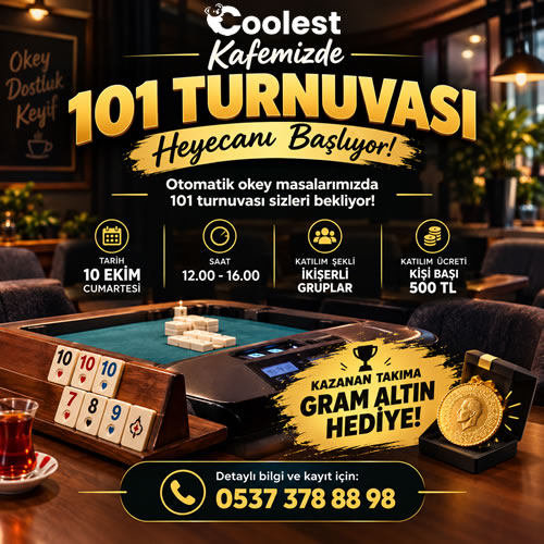 �zmir 101 Okey Turnuvas�