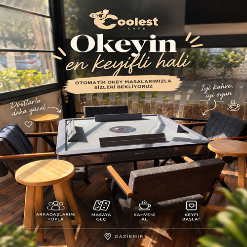Gaziemir Otomatik Okey Masas� | Coolest Cafe �zmir